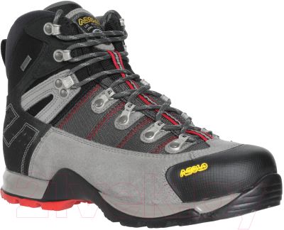 Трекинговые ботинки Asolo Fugitive Gtx Mm / 0M3400-900 (р-р 10.5, Cendre/Gunmetal/Red)