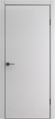 Дверь межкомнатная el'Porta ПП Порта-50 4AB 80x200 (Nardo Grey/черный)