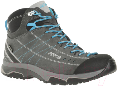 Трекинговые ботинки Asolo Nucleon Mid GV ML / A40029-A772 (р-р 5.5, графитовый/серебристый/голубой)