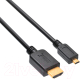 Миниатюра изображения товара Кабель Buro MICROHDMI-5M (5м, черный)