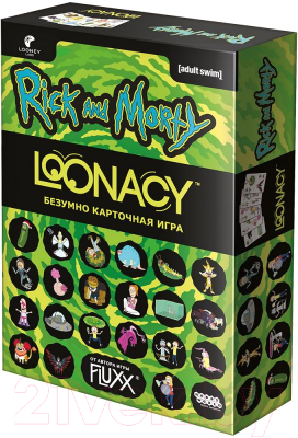 Настольная игра Мир Хобби Loonacy. Рик и Морти / 915640