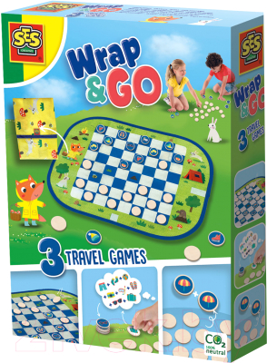 Развивающая игра SES Creative Wrap&Go 3 в 1 / 02237