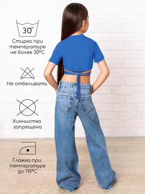 Топ детский Amarobaby Generation / AB-OD22-GN2701S/20-140 (синий, р.140)