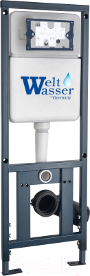 Унитаз подвесной с инсталляцией WeltWasser Marberg 410 + Heimbach 041 GL-WT + Mar 410 SE