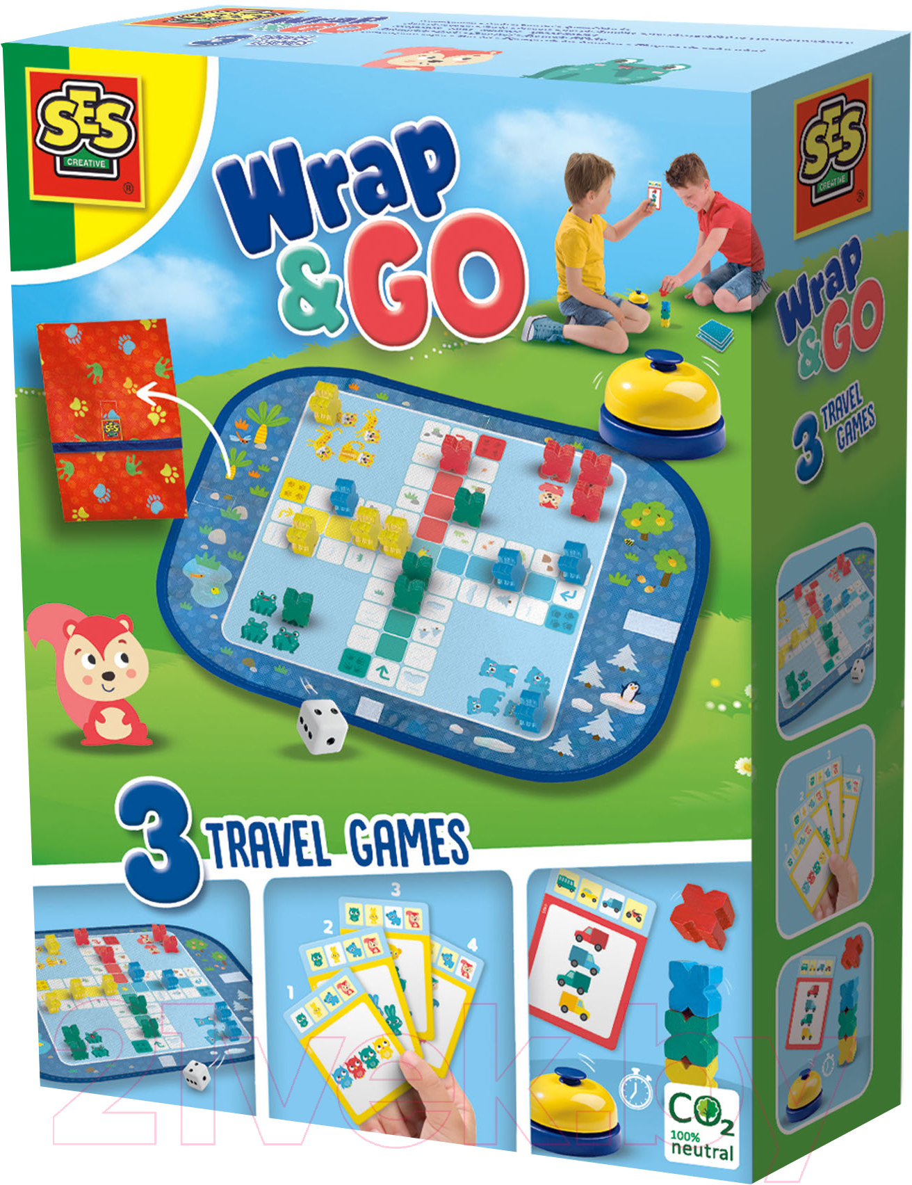 Развивающая игра SES Creative Wrap&Go 3 в 1 / 02236