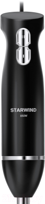 Блендер погружной StarWind SBP2200 (черный/серебристый)