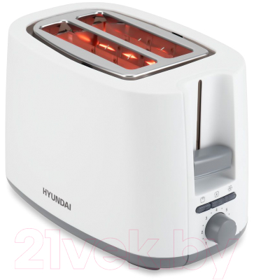 Изображение товара Тостер Hyundai HYT-2301 (белый/серый)