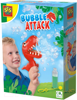 Набор мыльных пузырей SES Creative В форме динозавра / 02250