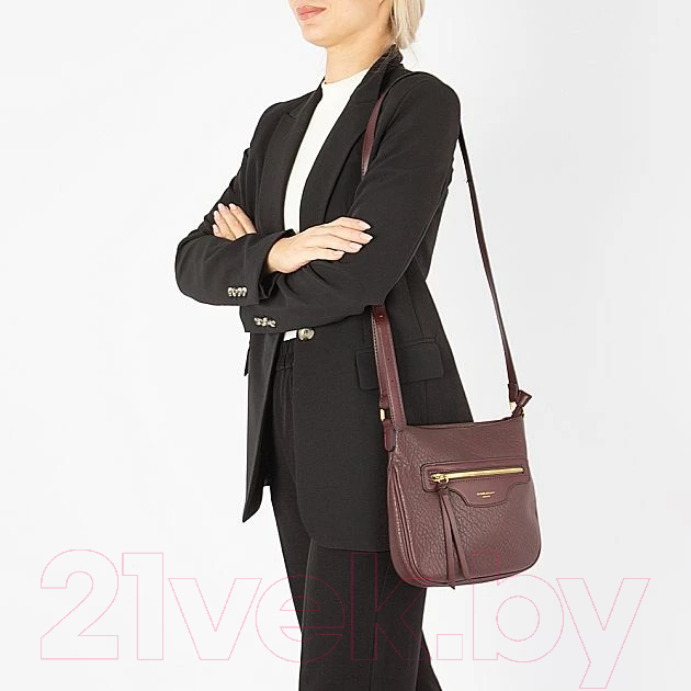 Сумка David Jones 823-7006-1-DBD (темно-бордовый) — фото 6