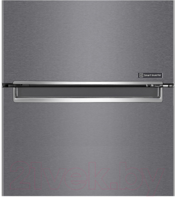 Холодильник с морозильником LG GC-B459SLCL