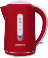 Электрочайник StarWind SKG1021 (красный/серый) - 