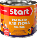 Эмаль START Для пола ПФ-266 (1.8кг, желто-коричневый) - 