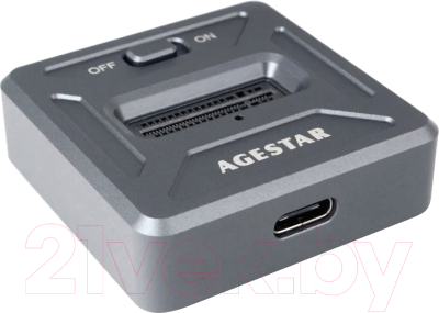Бокс для SSD диска AgeStar 31CBNV1C (черный)
