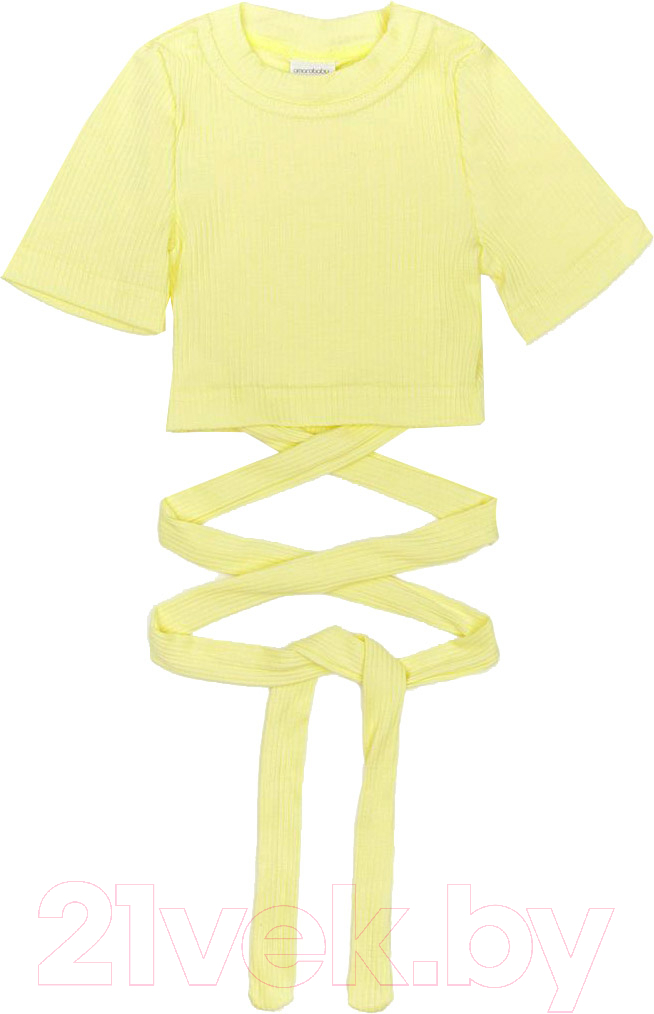 Топ детский Amarobaby Generation / AB-OD22-GN2701S/04-146 (желтый, р.146)