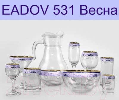 Набор бокалов Promsiz EADOV531-163/S/Z/6/I (весна)