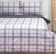 Миниатюра изображения товара Комплект постельного белья Love Life Серая клетка / 9861646