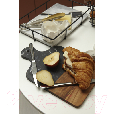 Изображение товара Доска сервировочная Liberty Jones Marm / LJ000024 (черный мрамор/акация)