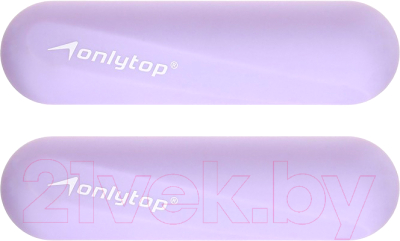 Набор гантелей Onlytop 9378656 (фиолетовый)