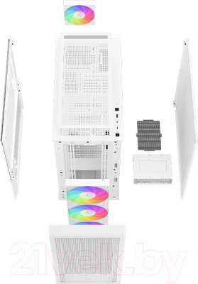 Корпус для компьютера Deepcool CH560 Digital WH White (R-CH560-WHAPE4D-G-1)
