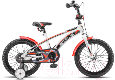 Детский велосипед STELS Arrow 16 V020 / LU070701 (белый/красный)