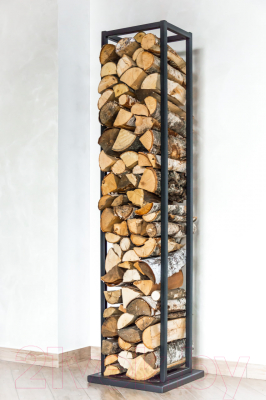 Дровница для камина Fire&Wood Turin XL 400x400x1660 (черный)