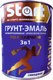 Грунт-эмаль START По ржавчине 3в1 (800г, желтый) - 