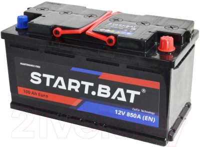 Автомобильный аккумулятор СтартБат 6CT-100 810A R+ / 600120024 (100 А/ч)
