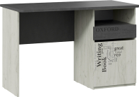 Письменный стол ТриЯ Оксфорд-2 ТД-399.15.02 с ящиком (матера/дуб крафт белый с рисунком) - 