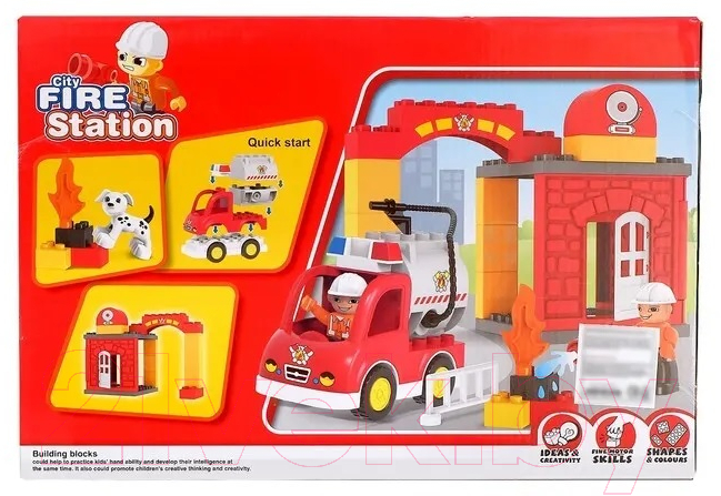 Конструктор Kids Home Toys Пожарная станция 188-104 / 2496914