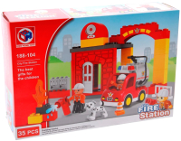 Конструктор Kids Home Toys Пожарная станция 188-104 / 2496914 - 