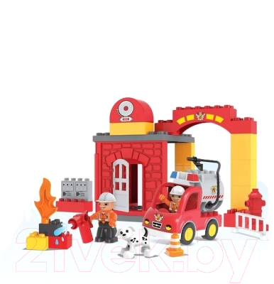 Конструктор Kids Home Toys Пожарная станция 188-104 / 2496914