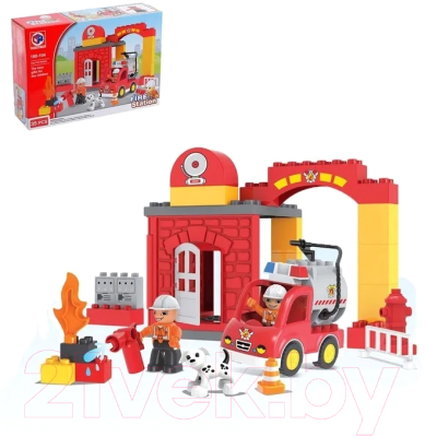 Конструктор Kids Home Toys Пожарная станция 188-104 / 2496914