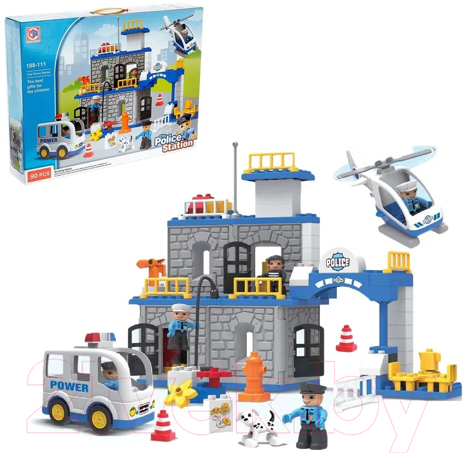 Конструктор Kids Home Toys Полицейский участок 188-111 / 3667638