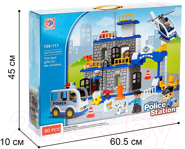 Конструктор Kids Home Toys Полицейский участок 188-111 / 3667638