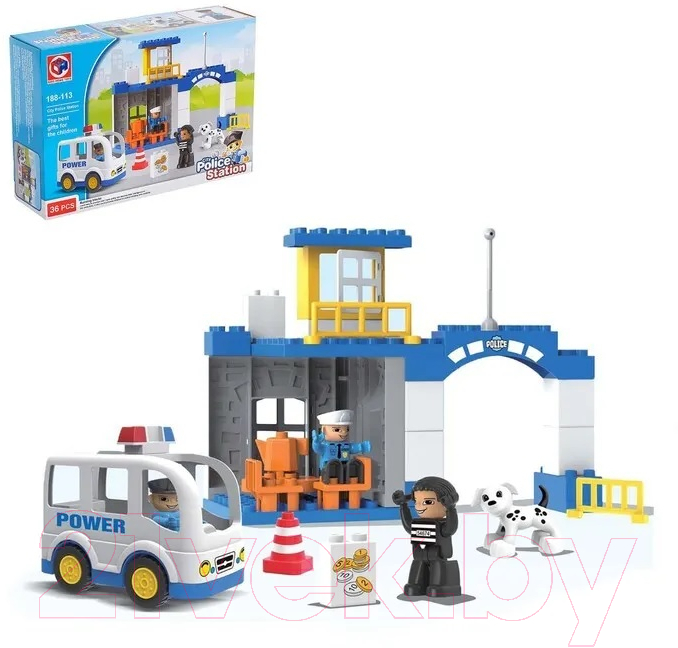 Конструктор Kids Home Toys Полицейский участок 188-113 / 2496916