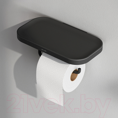 Держатель для туалетной бумаги AM.PM Func A8F341422 (черный)
