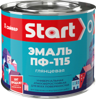 Эмаль START ПФ-115 (400г, красный) - 