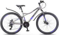 Велосипед STELS Navigator 26 610 MD V050 ALU рама / LU091645 (16, антрацитовый/синий) - 