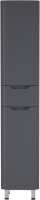 Шкаф-пенал для ванной Style Line Остин-2 36 1 ящик (напольный, графит) - 