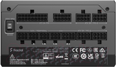 Блок питания для компьютера Fractal Design Ion+ 2 Platinum 760W / FD-P-IA2P-760-EU