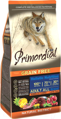 Сухой корм для собак Primordial Dog Adult Tuna & Lamb MSP5302 (2кг)