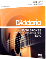 Струны для акустической гитары D'Addario EJ10 - 