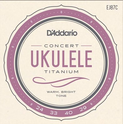 

Струны для укулеле, EJ87C Titanium Concert
