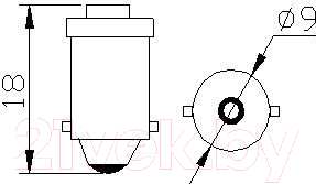 Комплект автомобильных ламп SCT 210278 (2шт)