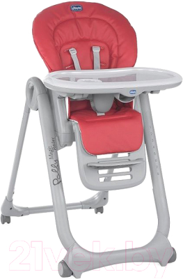 Стульчик для кормления Chicco Polly Magic Relax (Scarlet)