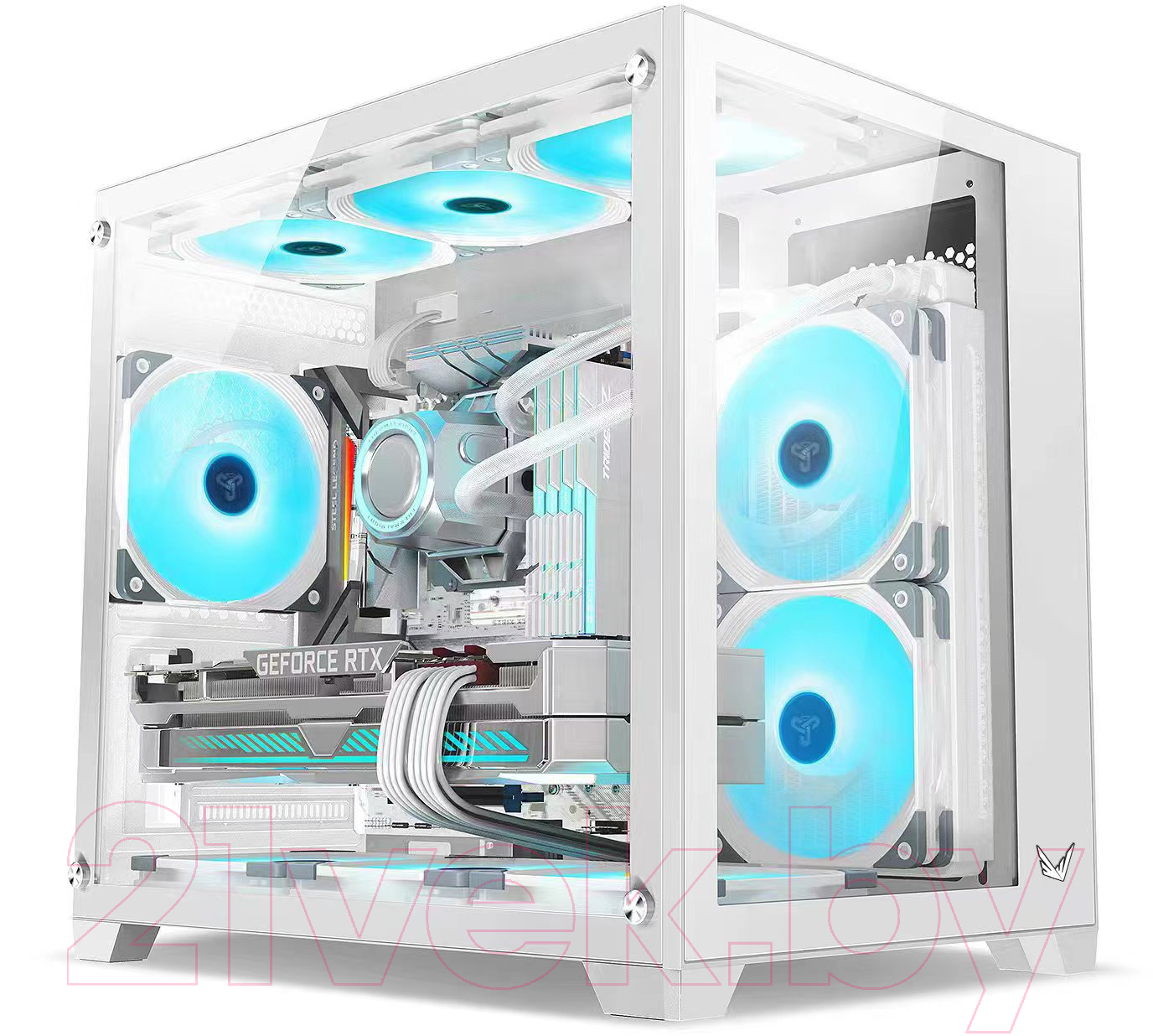Корпус для компьютера Formula Crystal Z5 (белый, без БП) — фото 6