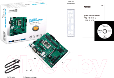 Изображение товара Материнская плата Asus Pro H610M-C-CSM