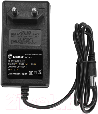 Зарядное устройство для электроинструмента Deko DC16V / 065-1030