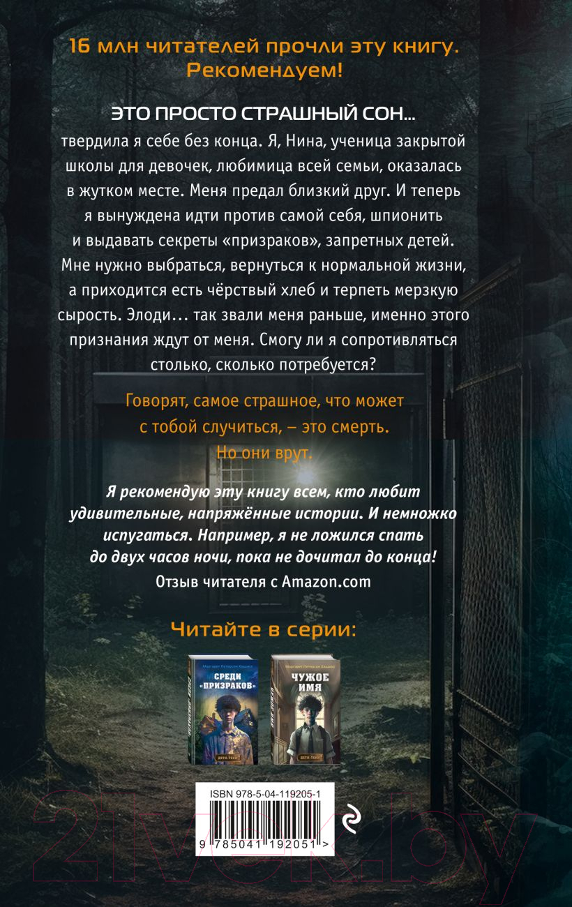 Художественная книга Эксмо Секреты теней. Выпуск 3 (Петерсон Хэддикс М.) — фото 2