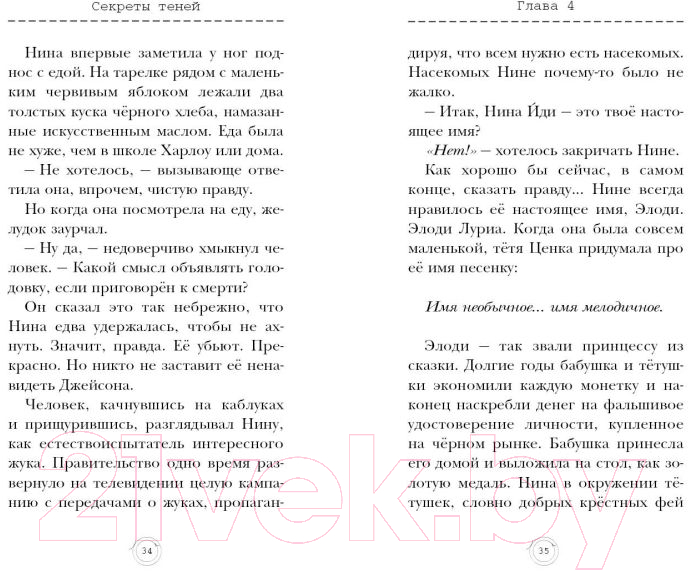 Художественная книга Эксмо Секреты теней. Выпуск 3 (Петерсон Хэддикс М.) — фото 5